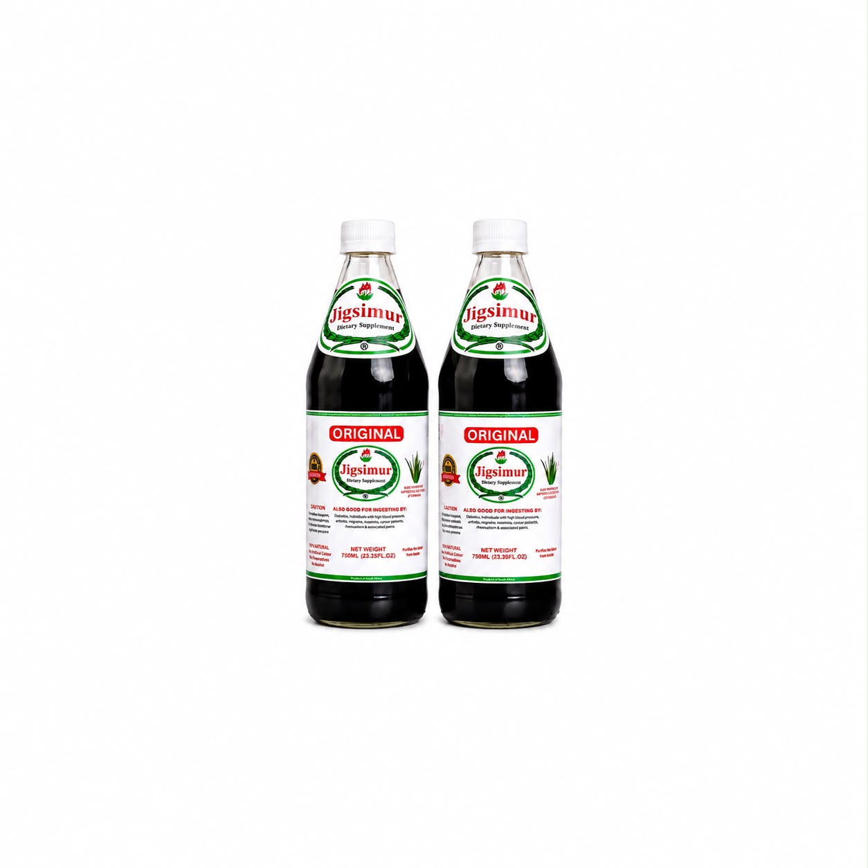 Two Jigsimur Bottles